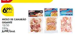 Pingo Doce Miolo de camarão gigante pescanova promoção