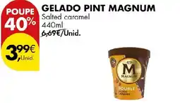Pingo Doce gelado pint magnum double salted caramel promoção