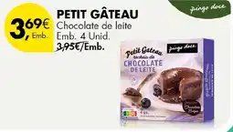 Pingo Doce petit gâteau chocolate de leite promoção