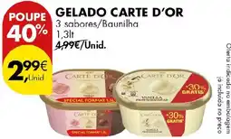 Pingo Doce gelado carte d'or promoção
