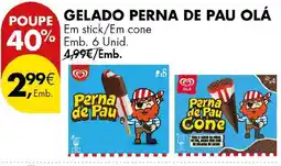 Pingo Doce gelado perna de pau olá promoção