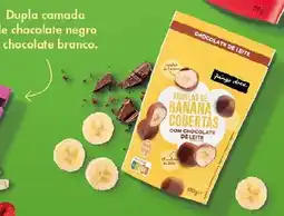 Pingo Doce Rodelas de banana cobertas com chocolate de leite promoção