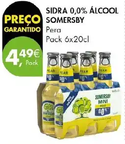 Pingo Doce Sidra 0,0% álcool somersby pera promoção