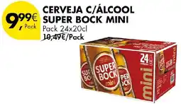 Pingo Doce Cerveja c/álcool super bock mini promoção