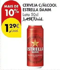 Pingo Doce cerveja c/álcool estrella damm promoção