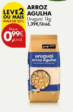 Pingo Doce uruguai arroz agulha promoção