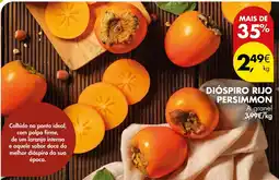 Pingo Doce dióspiro rijo persimmon promoção