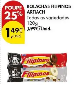 Pingo Doce Bolachas filipinos artiach promoção