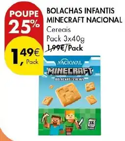 Pingo Doce Bolachas infantis minecraft nacional promoção