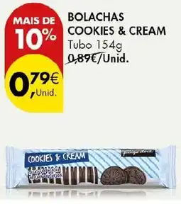 Pingo Doce Bolachas cookies & cream promoção