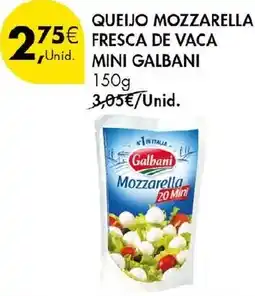 Pingo Doce Queijo mozzarella fresca de vaca mini galbani promoção
