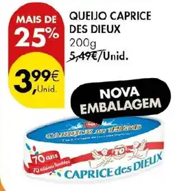 Pingo Doce queijo caprice des dieux promoção