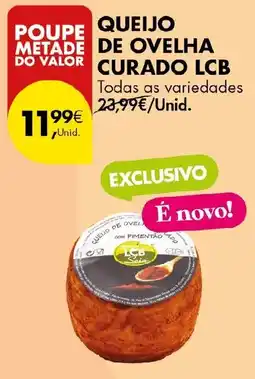 Pingo Doce queijo de ovelha curado lcb promoção