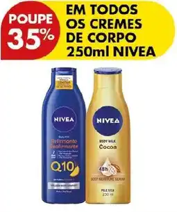 Pingo Doce cremes de corpo nivea promoção