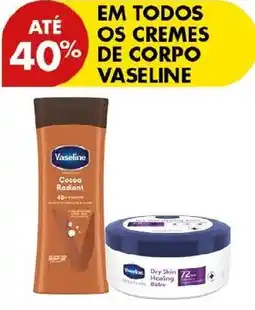 Pingo Doce Em todos os cremes de corpo vaseline promoção