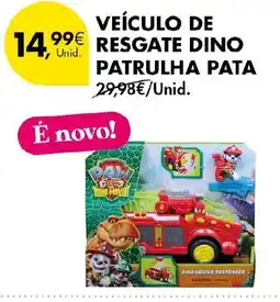 Pingo Doce Veículo de resgate dino patrulha pata promoção