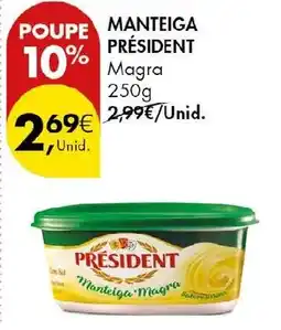 Pingo Doce Manteiga President Magra promoção