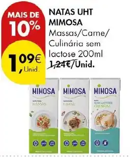 Pingo Doce Natas uht mimosa promoção