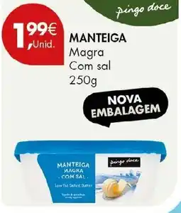 Pingo Doce Manteiga magra com sal pingo doce promoção