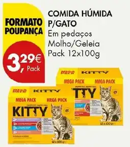 Pingo Doce comida húmida p/gato kitty promoção
