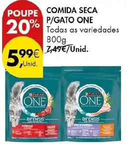 Pingo Doce Comida seca p/gato one promoção