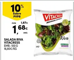 Continente salada riva vitacress promoção