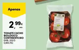 Continente Tomate cacho biológico continente bio promoção