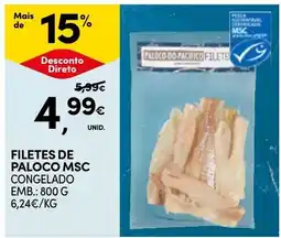 Continente filetes de paloco msc promoção