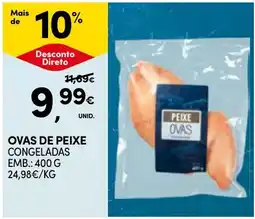 Continente ovas de peixe congeladas promoção