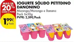 Pingo Doce Iogurte sólido petitdino danonino promoção