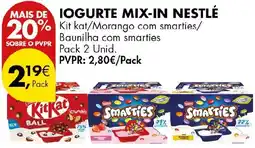 Pingo Doce Iogurte mix-in nestlé promoção