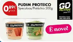Pingo Doce Pudim proteico go active promoção
