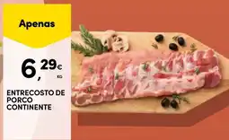 Continente Entrecosto de porco continente promoção