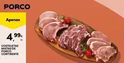 Continente Costeletas mistas de porco continente promoção