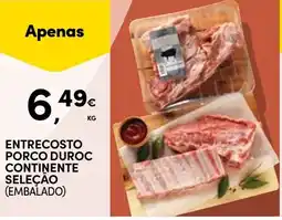 Continente Entrecosto porco duroc continente promoção