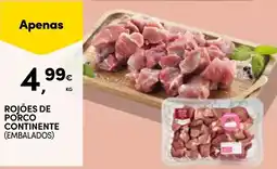 Continente Rojões de porco continente (embalados) promoção