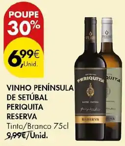 Pingo Doce vinho península de setúbal periquita reserva promoção