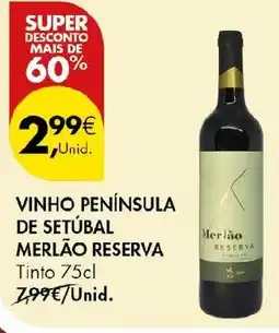 Pingo Doce Vinho península de setúbal merlão reserva promoção