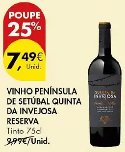 Pingo Doce vinho península de setúbal quinta da invejosa reserva promoção