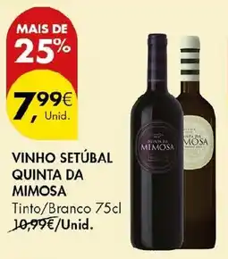 Pingo Doce Vinho setúbal quinta da mimosa promoção