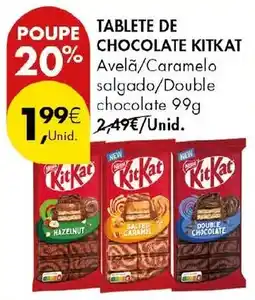Pingo Doce Tablete de chocolate kitkat promoção