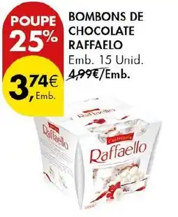 Pingo Doce Bombons de chocolate raffaello promoção