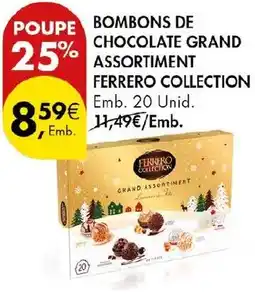 Pingo Doce bombons de chocolate grand assortiment ferrero collection promoção