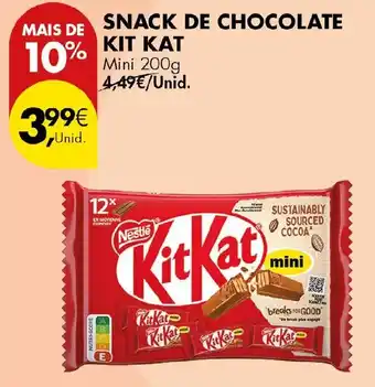 Snack de chocolate kit kat mini