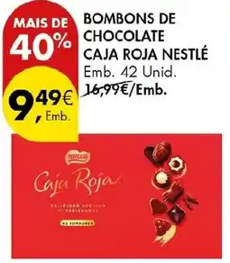 Pingo Doce Bombons de chocolate caja roja nestlé promoção