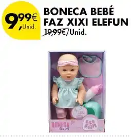 Pingo Doce Boneca bebé elefun promoção