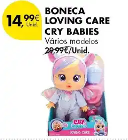 Pingo Doce Boneca loving care cry babies promoção