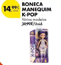 Pingo Doce Boneca manequim k-pop mina promoção