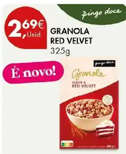 Pingo Doce pingo doce granola red velvet promoção