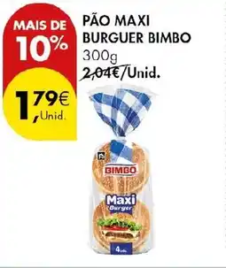 Pingo Doce Pão maxi burger bimbo promoção